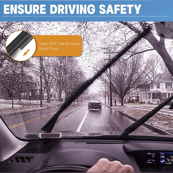 MIKKUPPA 22" + 22" Front Windshield Wiper Blade (Pack of 2) - Picture 5 of 6